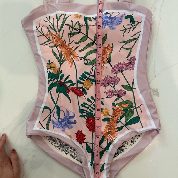 Vintage Style Reversible One Piece Swim Suit - Picture 10 of 12